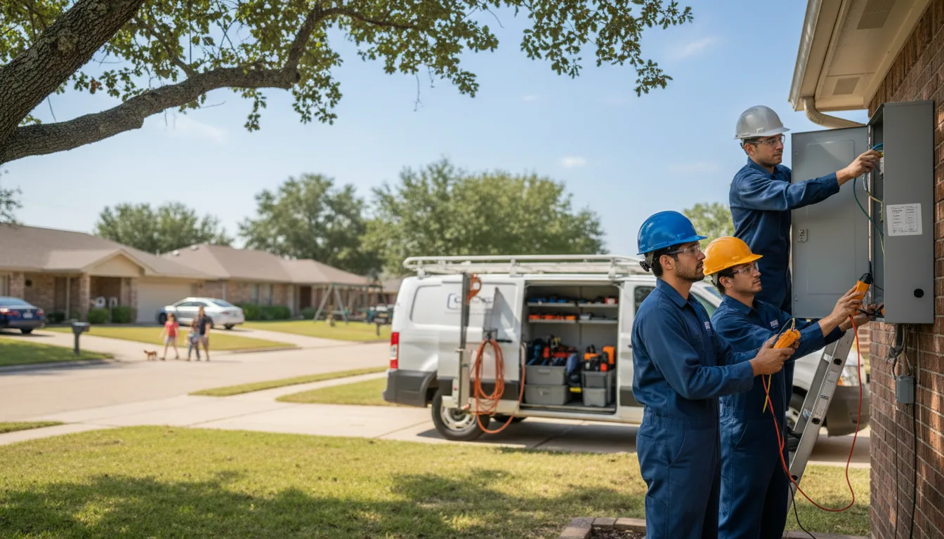 Certified electrician providing emergency electrical services in Breckenridge, MO